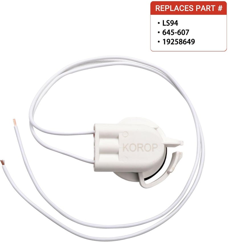 KOROP Light Socket Wire Harness Pigtail Repair Kit (2pcs) LED/Standard, Bulbs# 4114,4157,3157,Replaces# 19258649, LS94,645-607,Daytime Running Light Socket,Turn Signal Lamp Socket,Brake Light Socket - Image 2